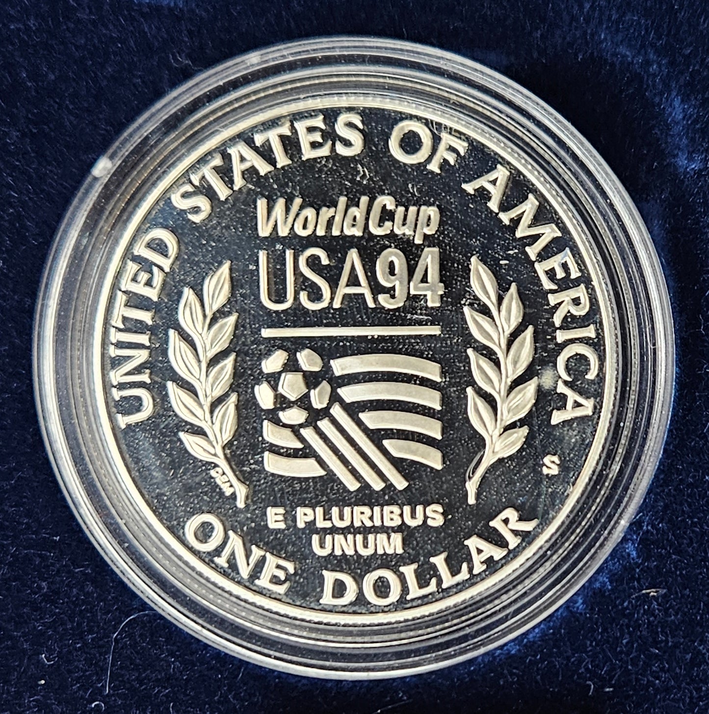 1994-S World Cup USA Commemorative Silver Dollar  Proof