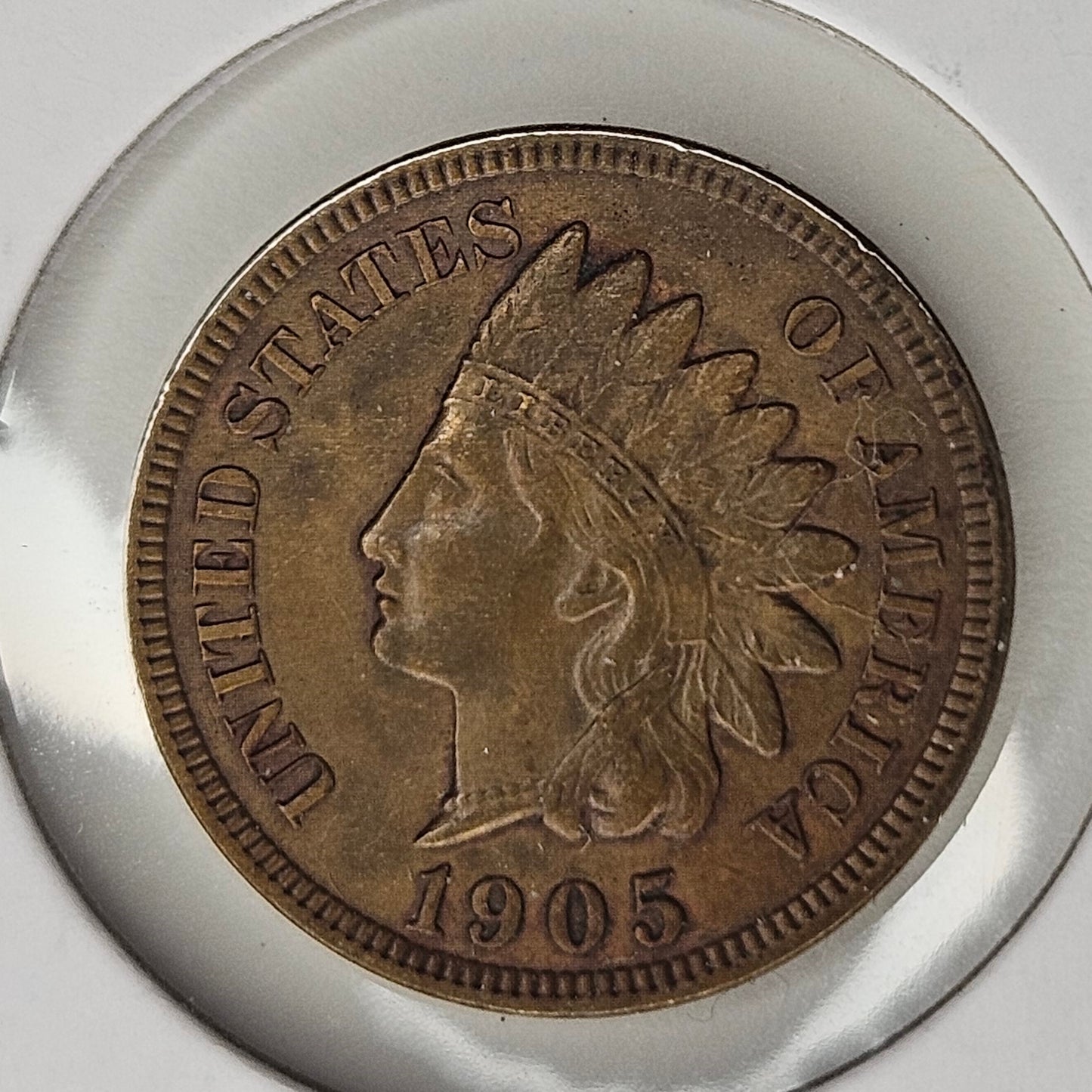 1905-P Indian Head Cent Ungraded Almost Uncirculated  Better Grade Coin!!