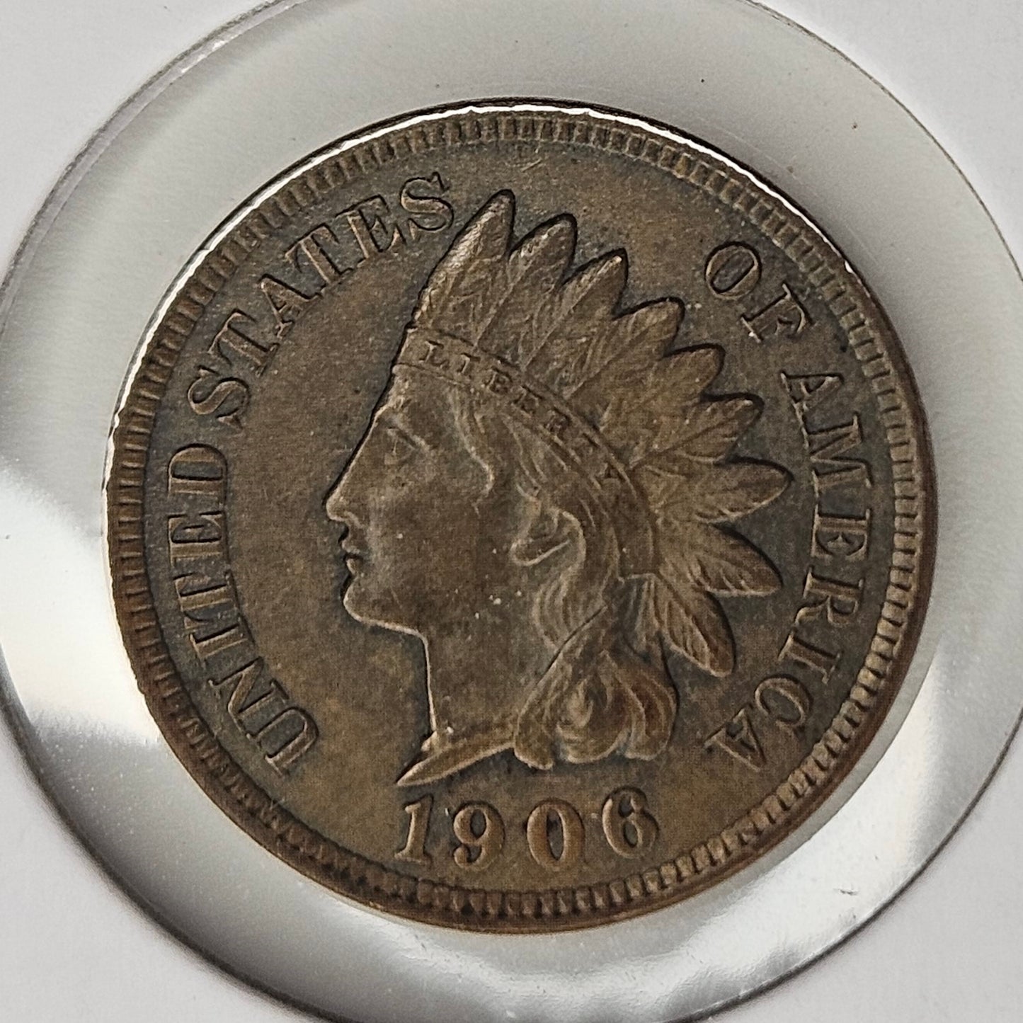 1906-P Indian Head Cent Ungraded Almost Uncirculated  Full Liberty and Diamonds!!!