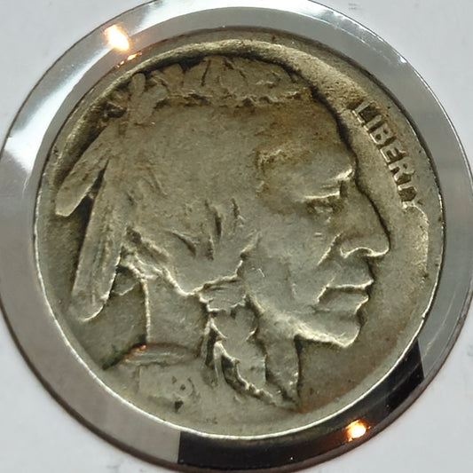1918-D Buffalo Nickel Ungraded Good  Nice Coin for your Book!!