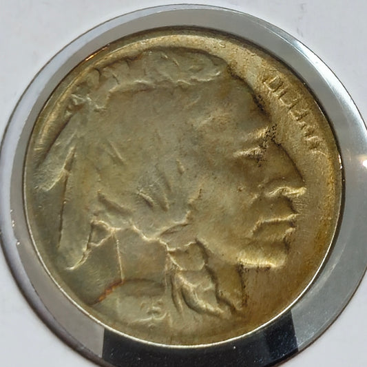 1925-D Buffalo Nickel Ungraded Very Good  Beautifully Toned!!