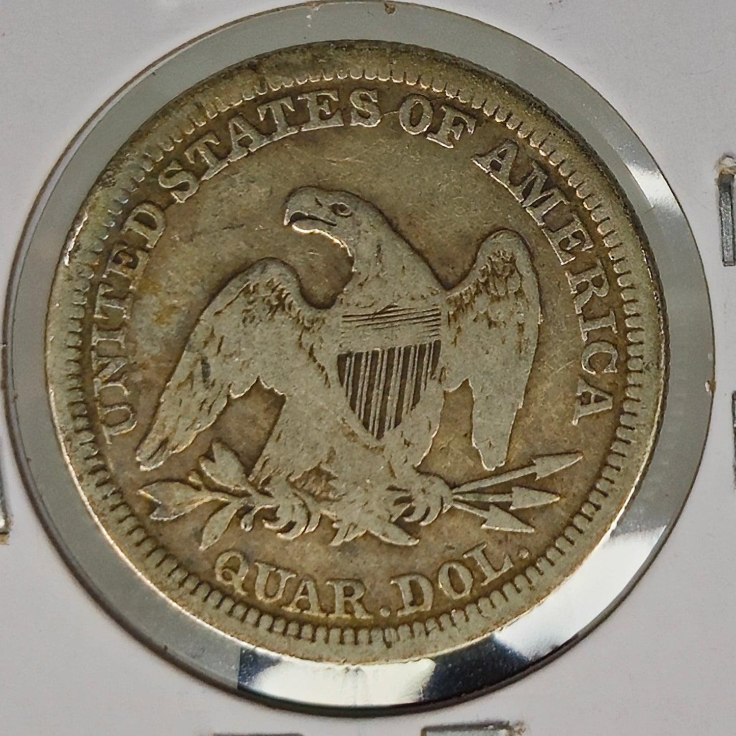 1854-P Liberty Seated Quarter Ungraded Good Arrows
