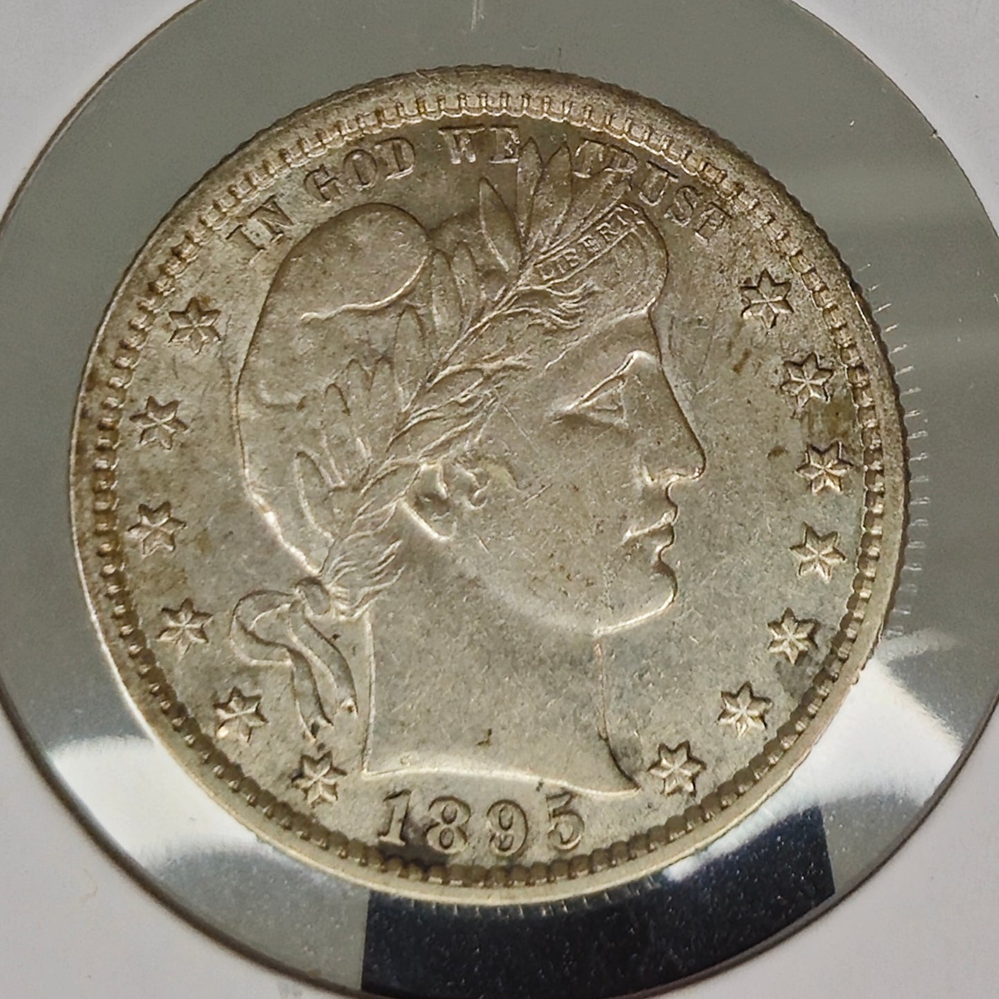 1895-P Barber Quarter Ungraded Almost Uncirculated  Stunning Coin!!!