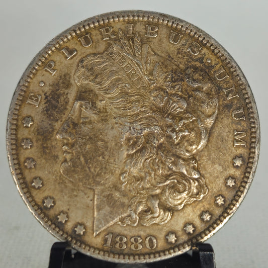 1880-P Morgan Dollar Ungraded Almost Uncirculated