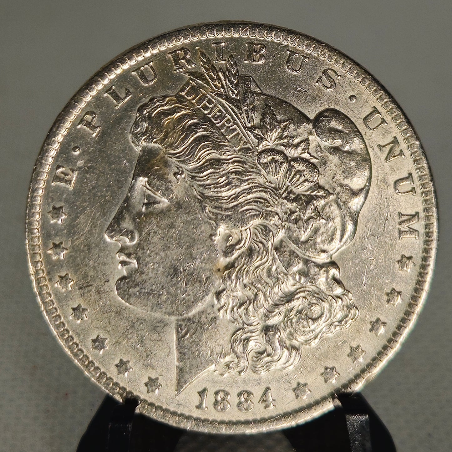 1884-O Morgan Dollar Ungraded Almost Uncirculated