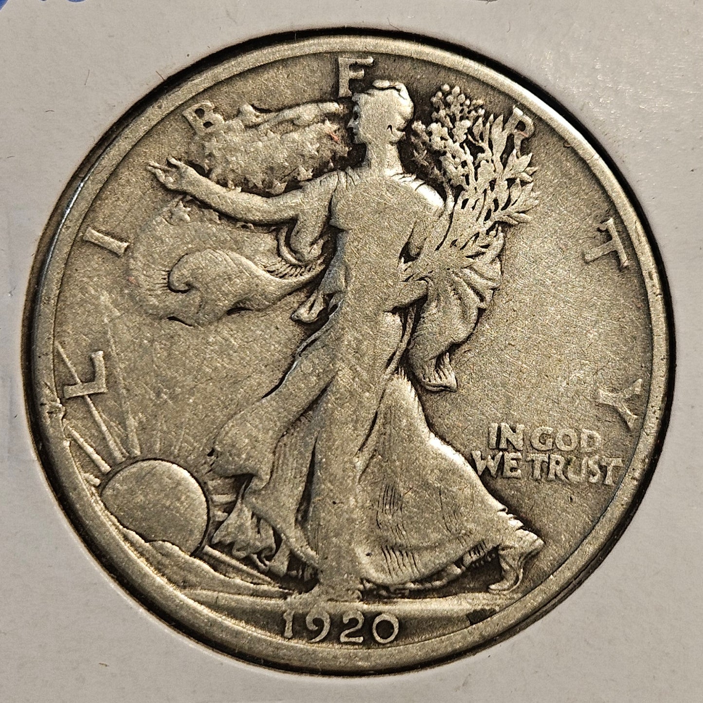 1920-D Walking Liberty Half Dollar Ungraded Good