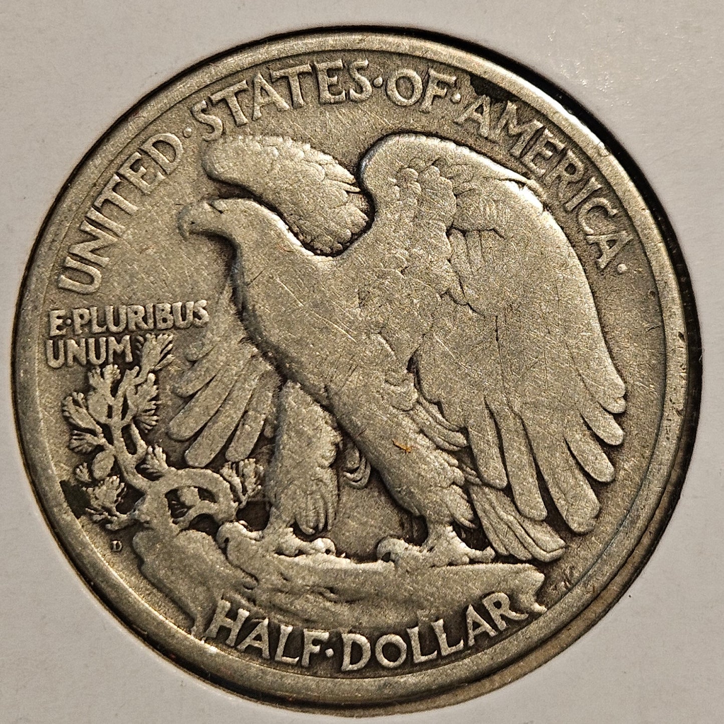 1920-D Walking Liberty Half Dollar Ungraded Good