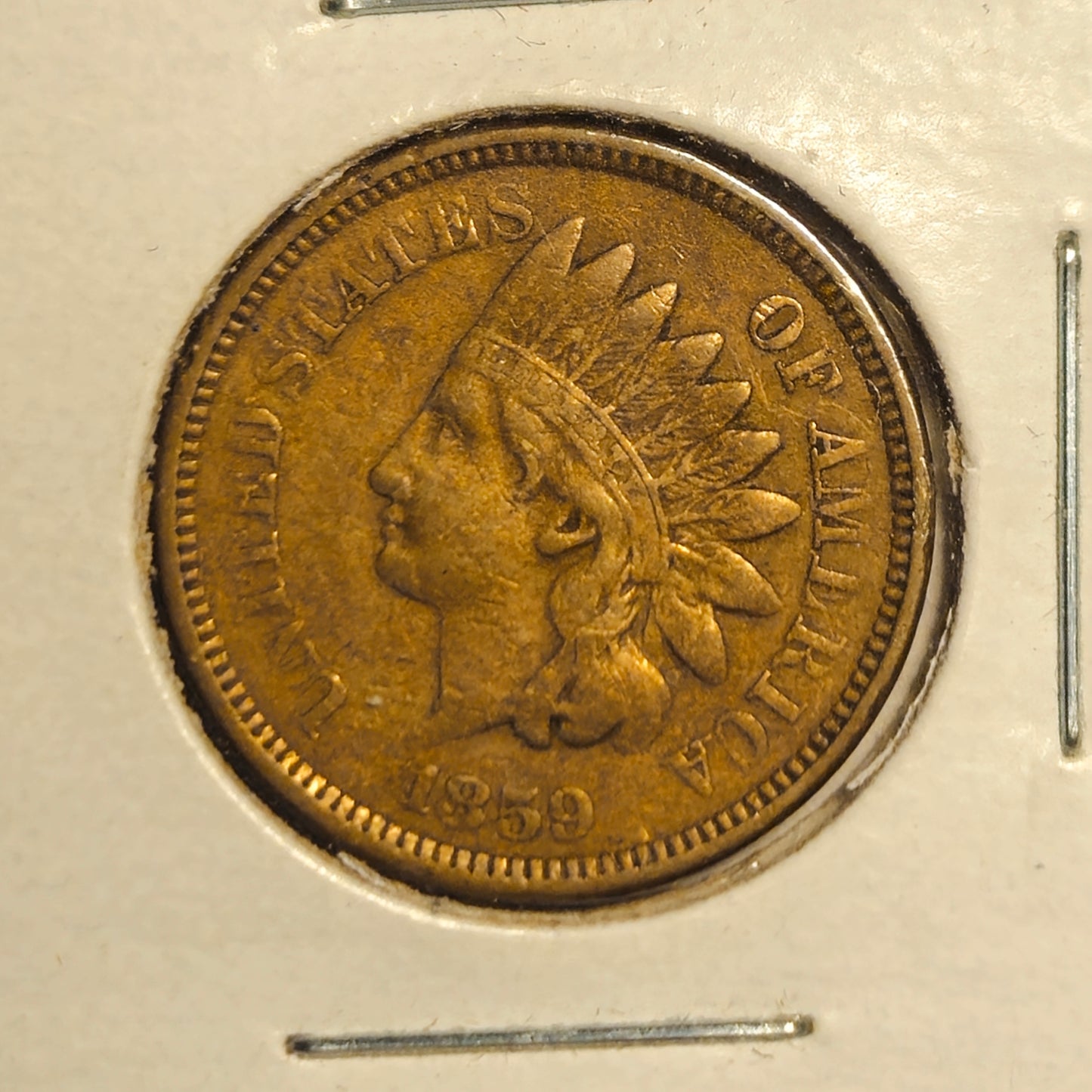 1859-P Indian Head Cent Ungraded Fine