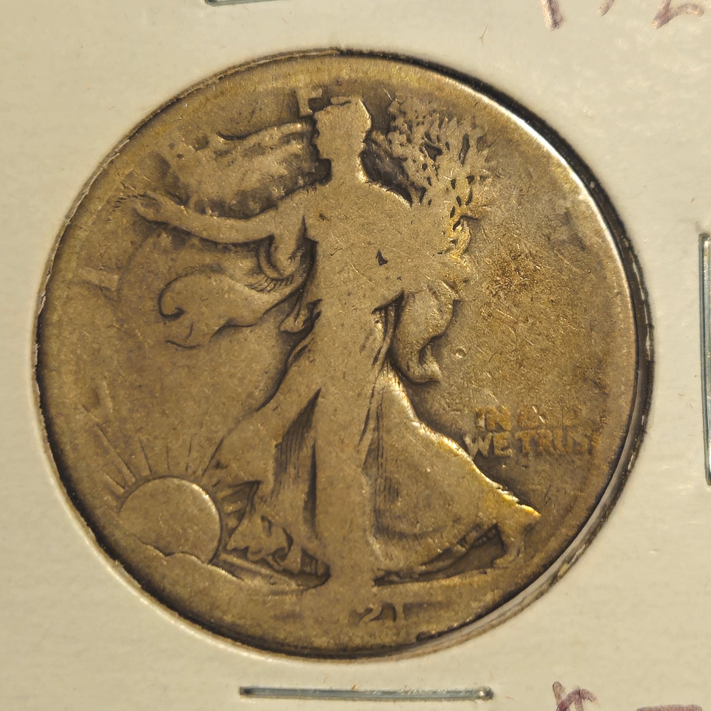 1921-S Walking Liberty Half Dollar  Ungraded   Key Date Coin!!