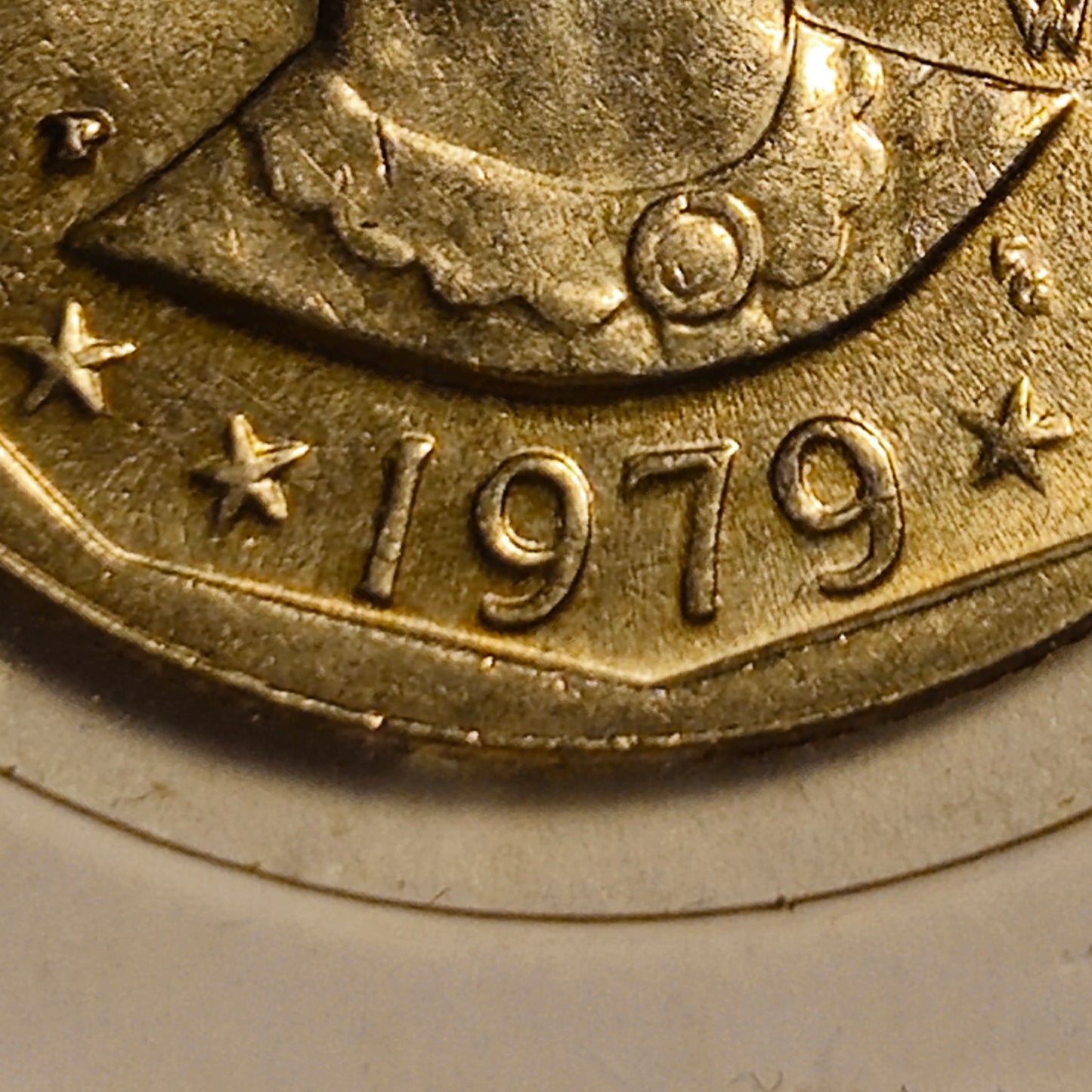 1979-P Susan B. Anthony Dollar Ungraded Mint State Near Date Key Variety