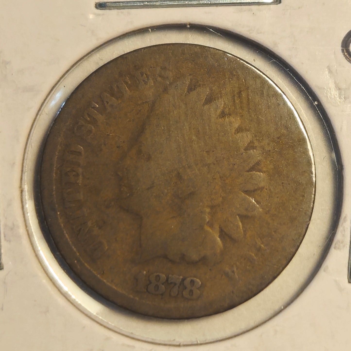 1878-P Indian Head Cent Ungraded Almost Good