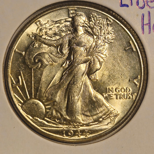 1944-P Walking Liberty Half Dollar Ungraded Mint State