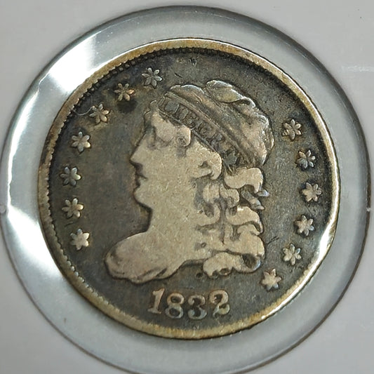 1832-P Capped Bust Half Dime Ungraded Good