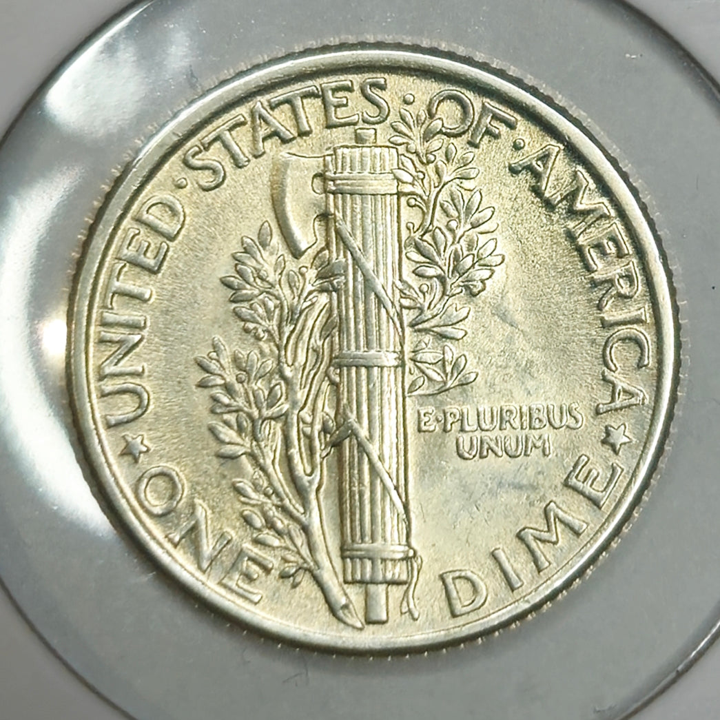 1934-P Mercury Dime Ungraded Almost Uncirculated  Beautiful Coin!!!