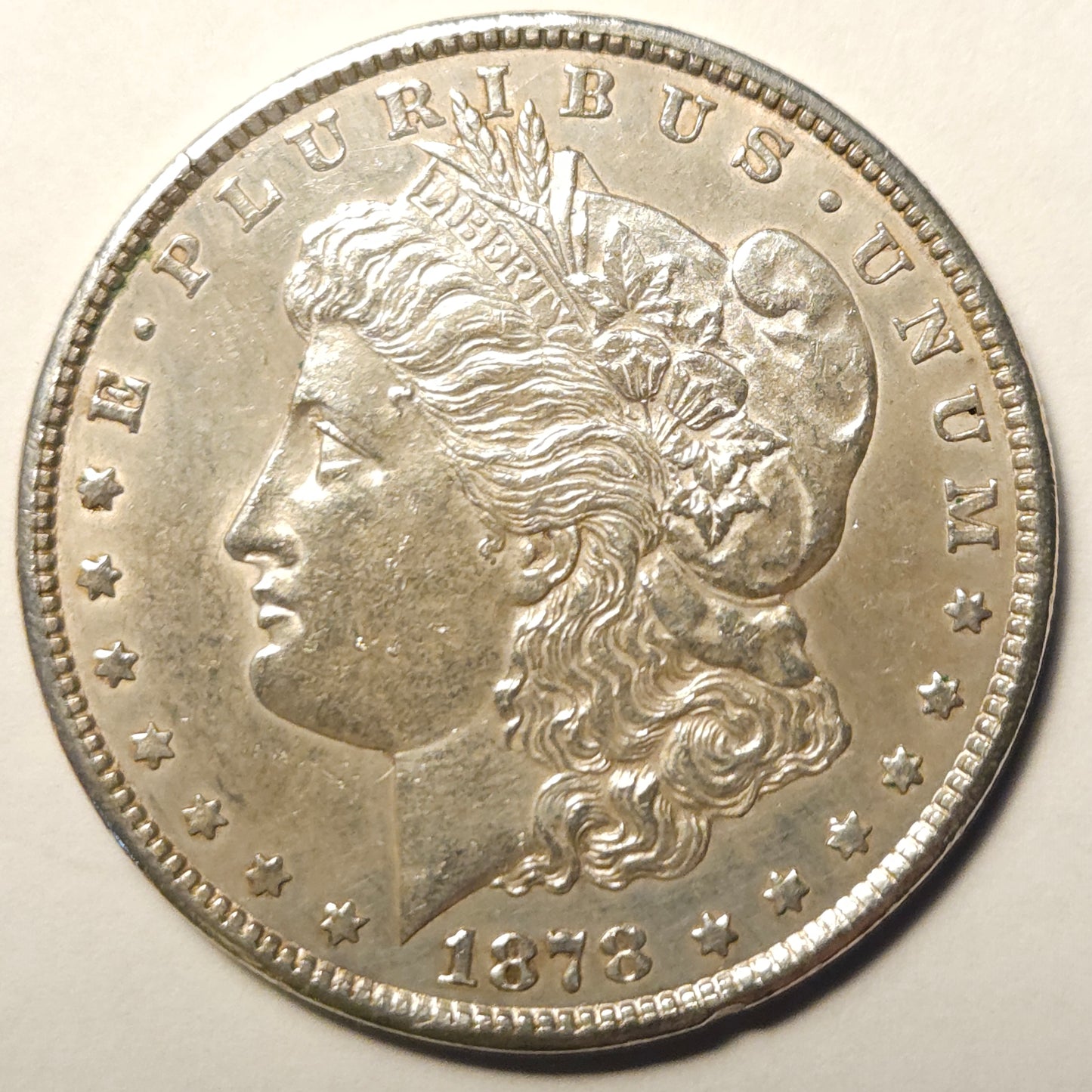 1878-CC Morgan Silver Dollar Ungraded Almost Uncirculated  Beautiful Carson City Mint!!