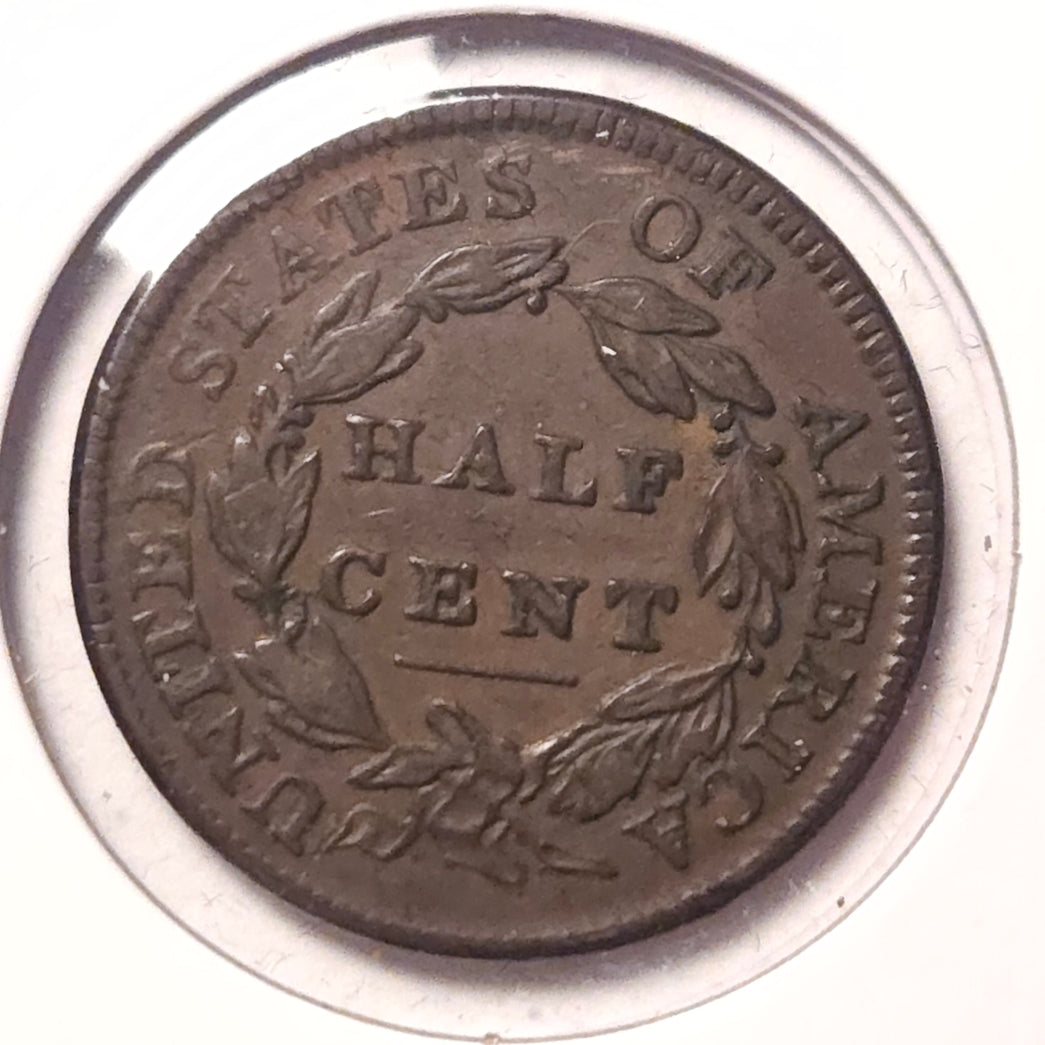1809-P Classic Head Half Cent Ungraded Very Fine