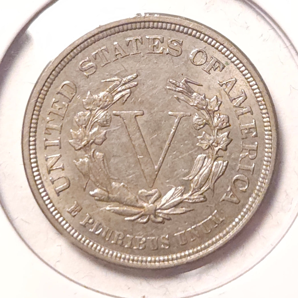 1883-P Liberty V Nickel Ungraded Extra Fine  No Cents