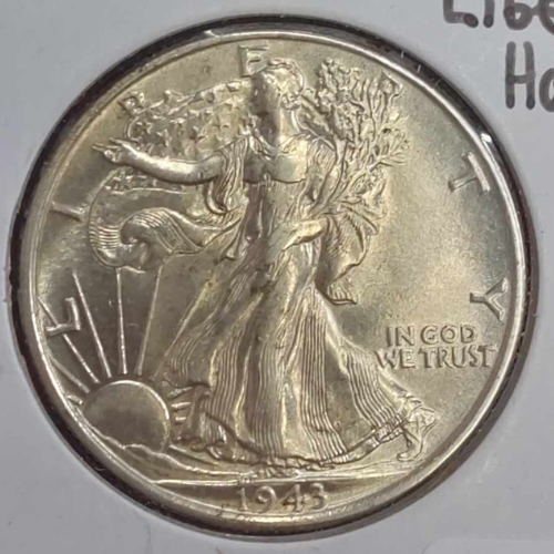 1943-P Walking Liberty Half Dollar Ungraded Mint State