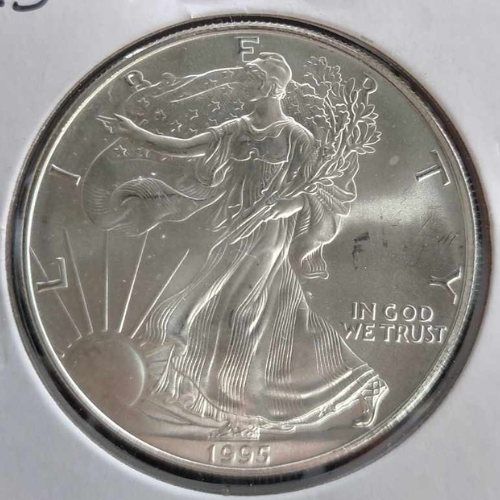1995 American Silver Eagle Silver Dollar UNC