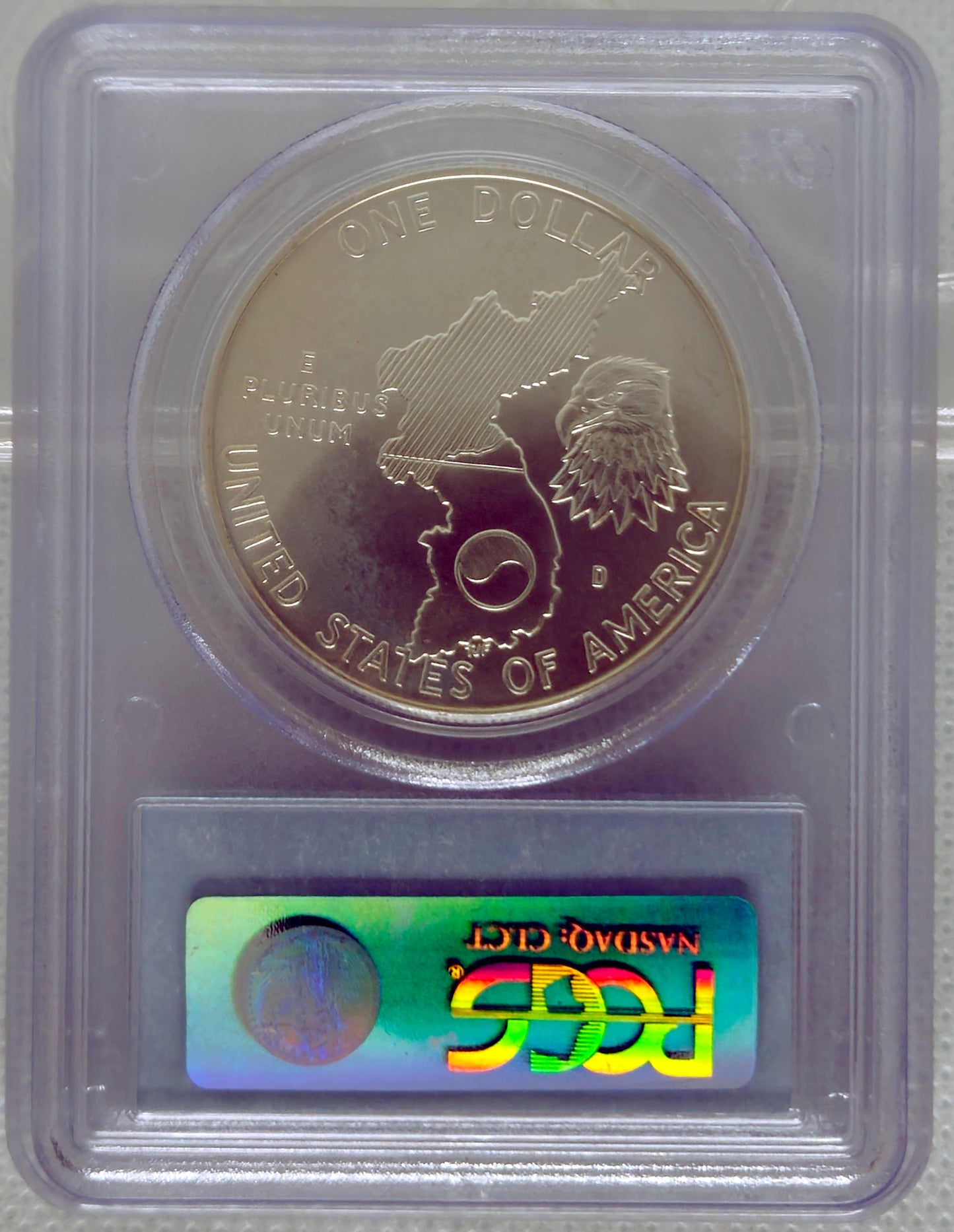 1991-D Korean War Memorial PCGS MS 69 Commemorative Silver Dollar