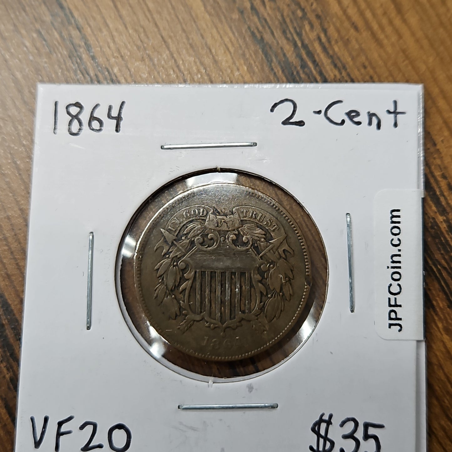 1864 Two-Cent Piece 2-Cent