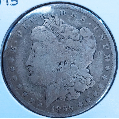 1895-O Morgan Silver Dollar Ungraded Very Good