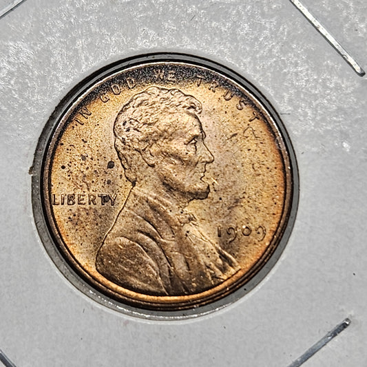 1909 VDB Lincoln Wheat Cent MS-61