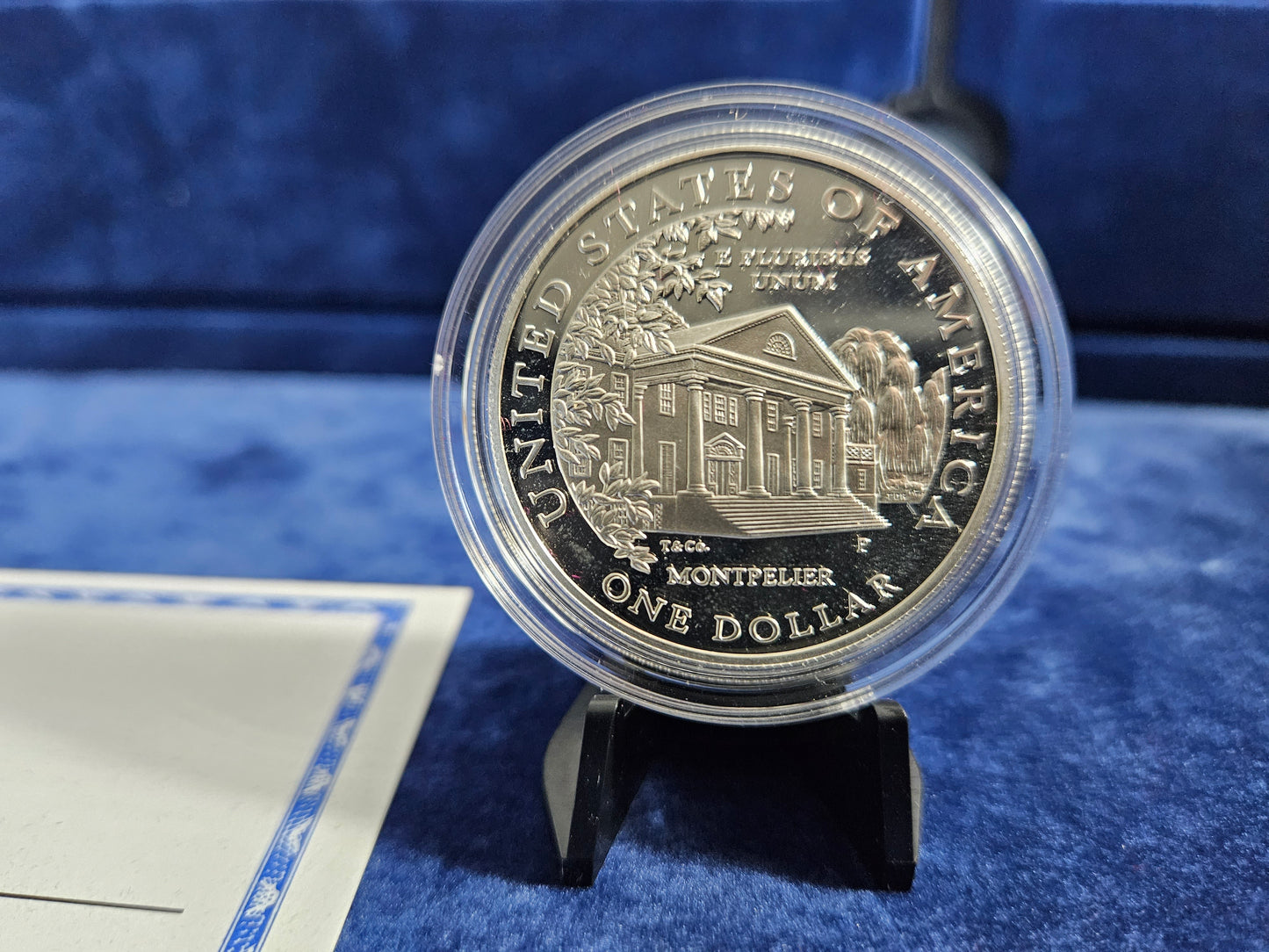 1999 Dolley Madison Silver Dollar 2 Coin Set US Mint Commemorative PR UNC $1 OGP