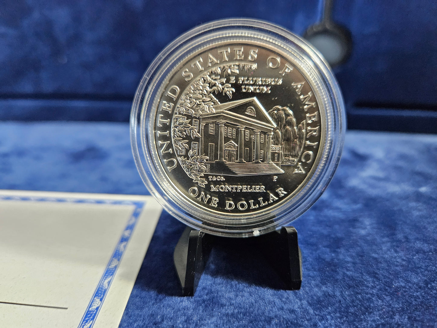 1999 Dolley Madison Silver Dollar 2 Coin Set US Mint Commemorative PR UNC $1 OGP