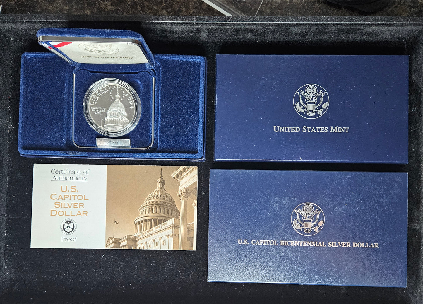 1994 US Capital Proof Silver Dollar US Mint Commemorative PR $1 OGP