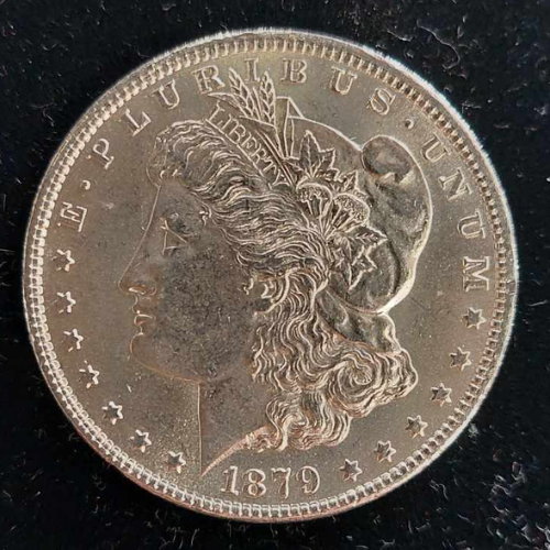 1879 Morgan Silver Dollar Ungraded Mint State Reverse '79