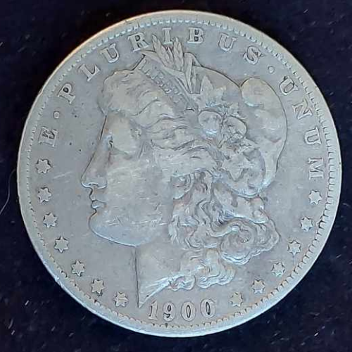 1900-O/CC Morgan Silver Dollar Ungraded VAM8 Overmintmark