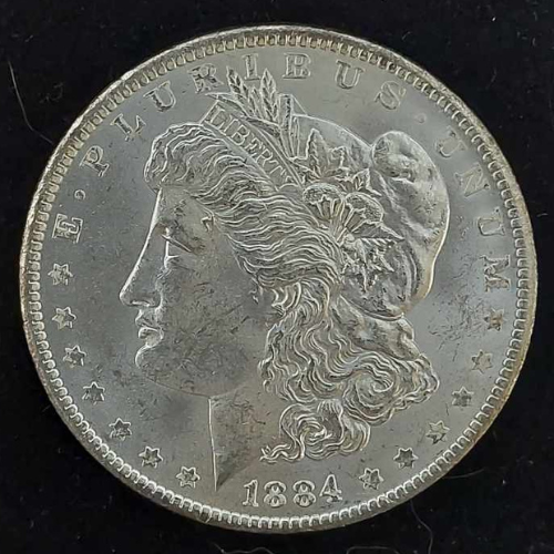 1884-O Morgan Silver Dollar Ungraded Mint State