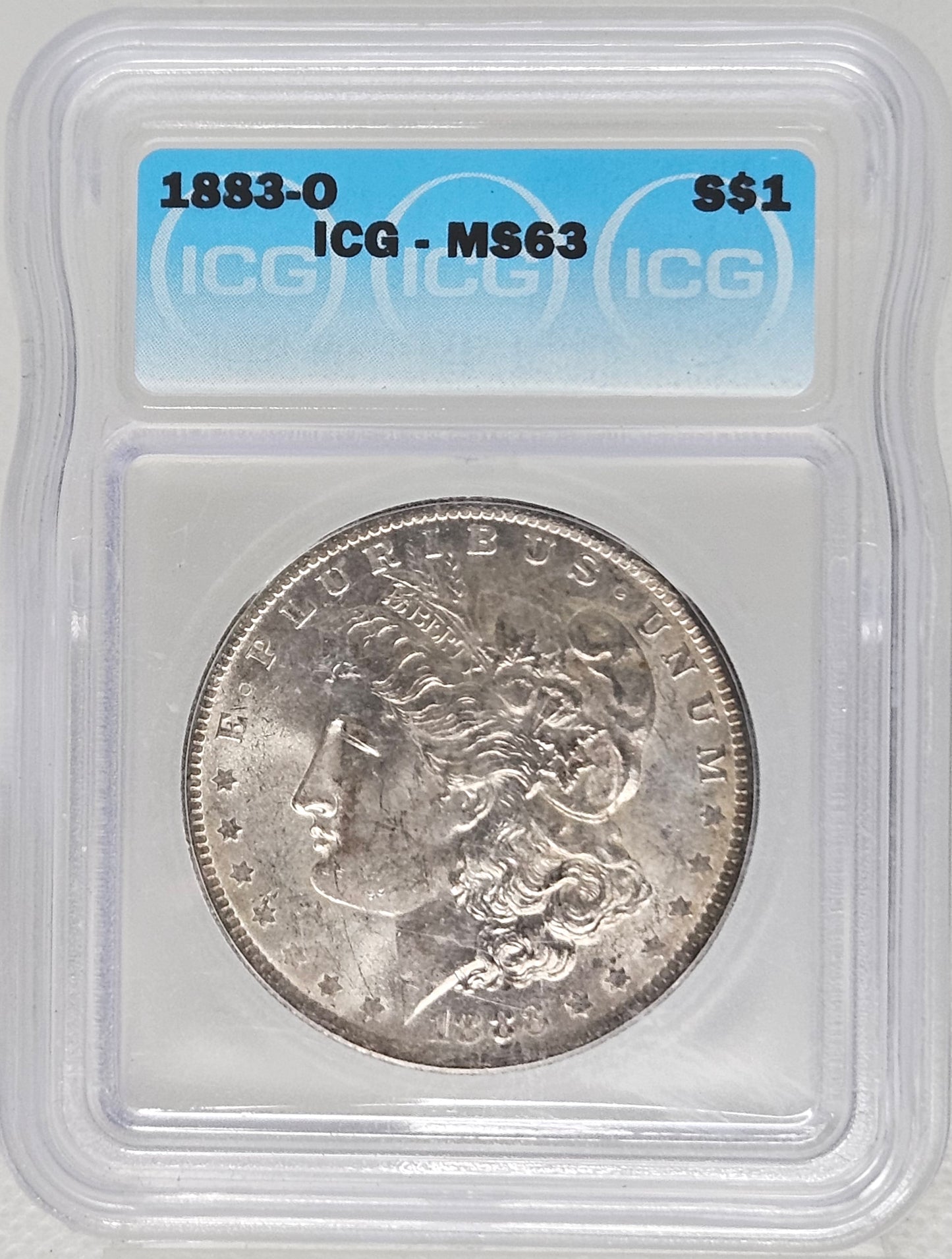 1883-O Morgan Silver Dollar ICG MS63  An Affordable Graded Morgan!!!