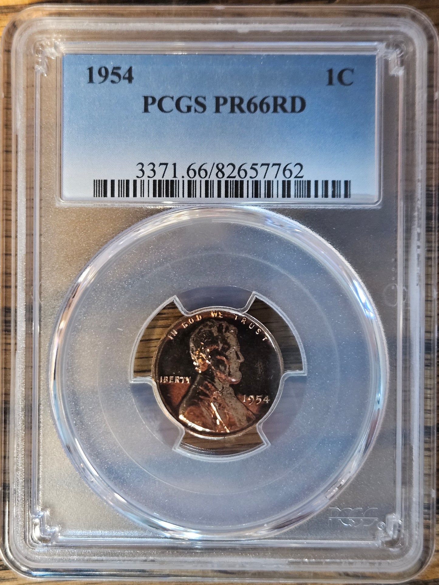 1954-P Lincoln Wheat Cent PCGS PR66RD  Awesome Graded Proof Coin!!!