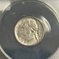 2001 D Jefferson Nickel ERROR Struck Through Late Cap Die ANACS AU58 - JP67