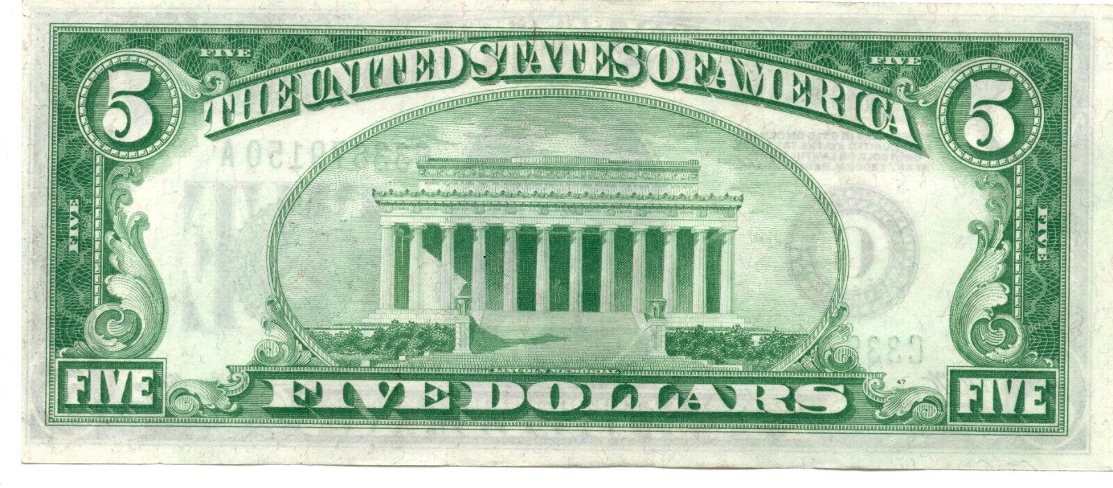 1928-B Federal Reserve Note Redeemable in Gold Fr.1952C Philadelphia UNC B1102