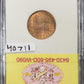 1960-D/D Lincoln Cent Error RPM-101 Wexler WRPM-090 ( 40711 )