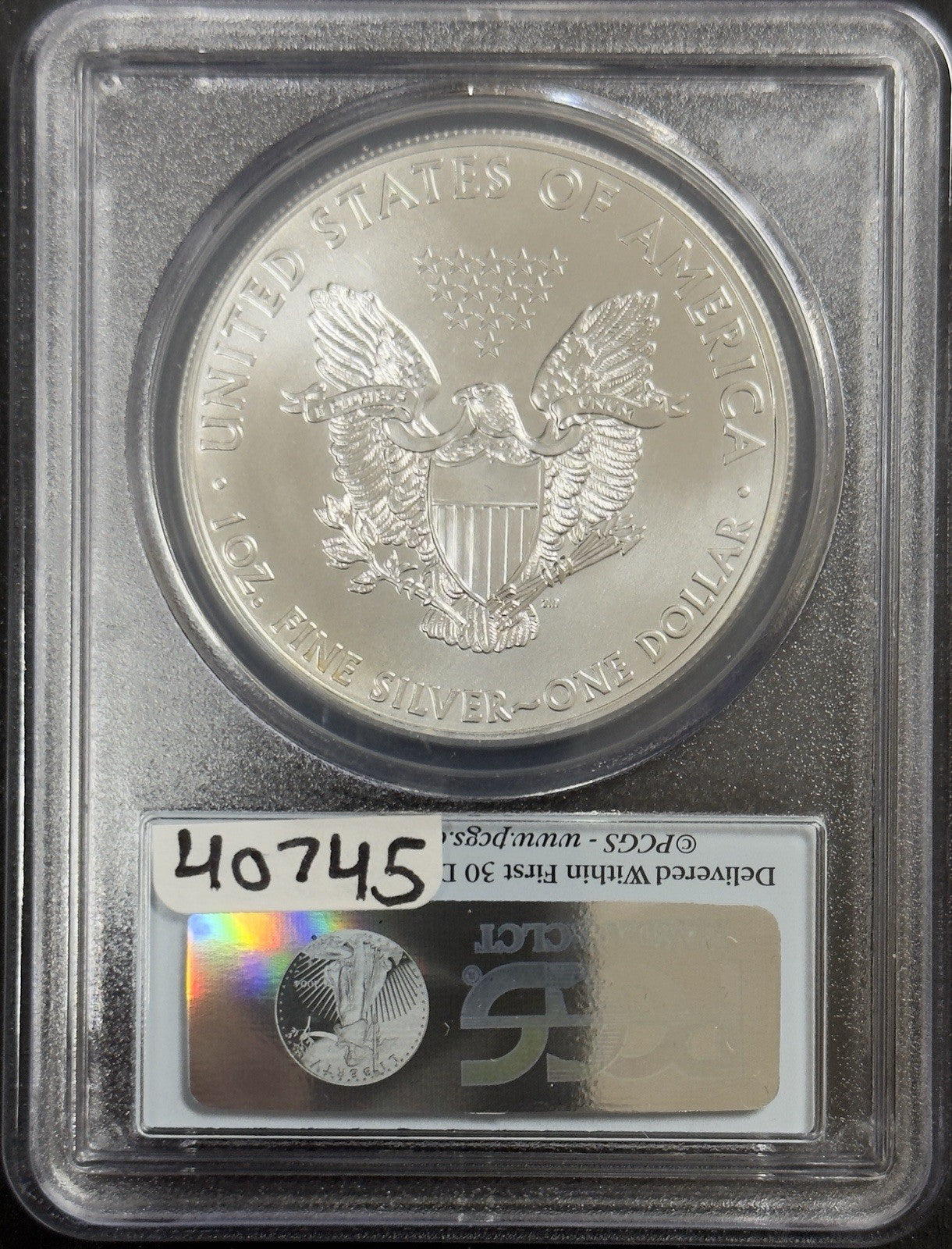 2014 Silver Eagle - PCGS MS70 ( 40745 )
