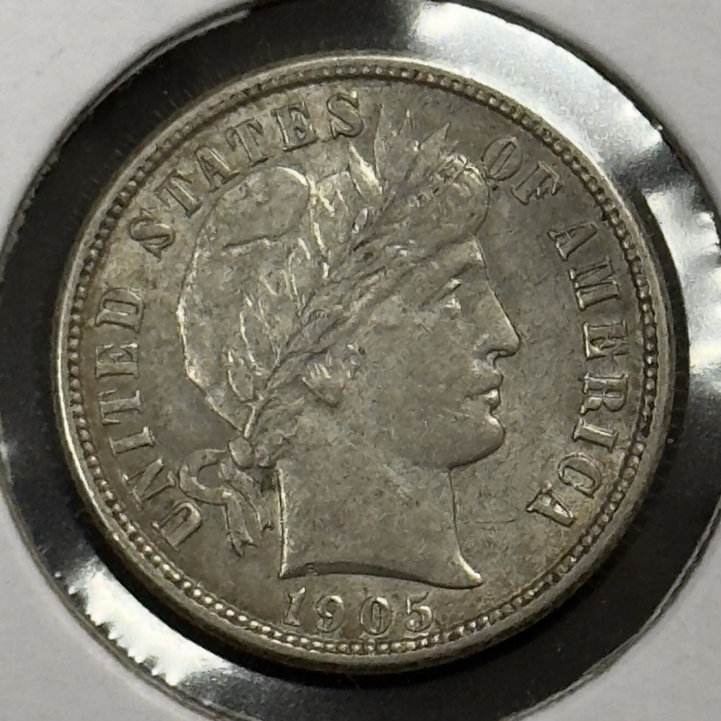 1905 Barber Dime - Almost Uncirculated ( 40493 )