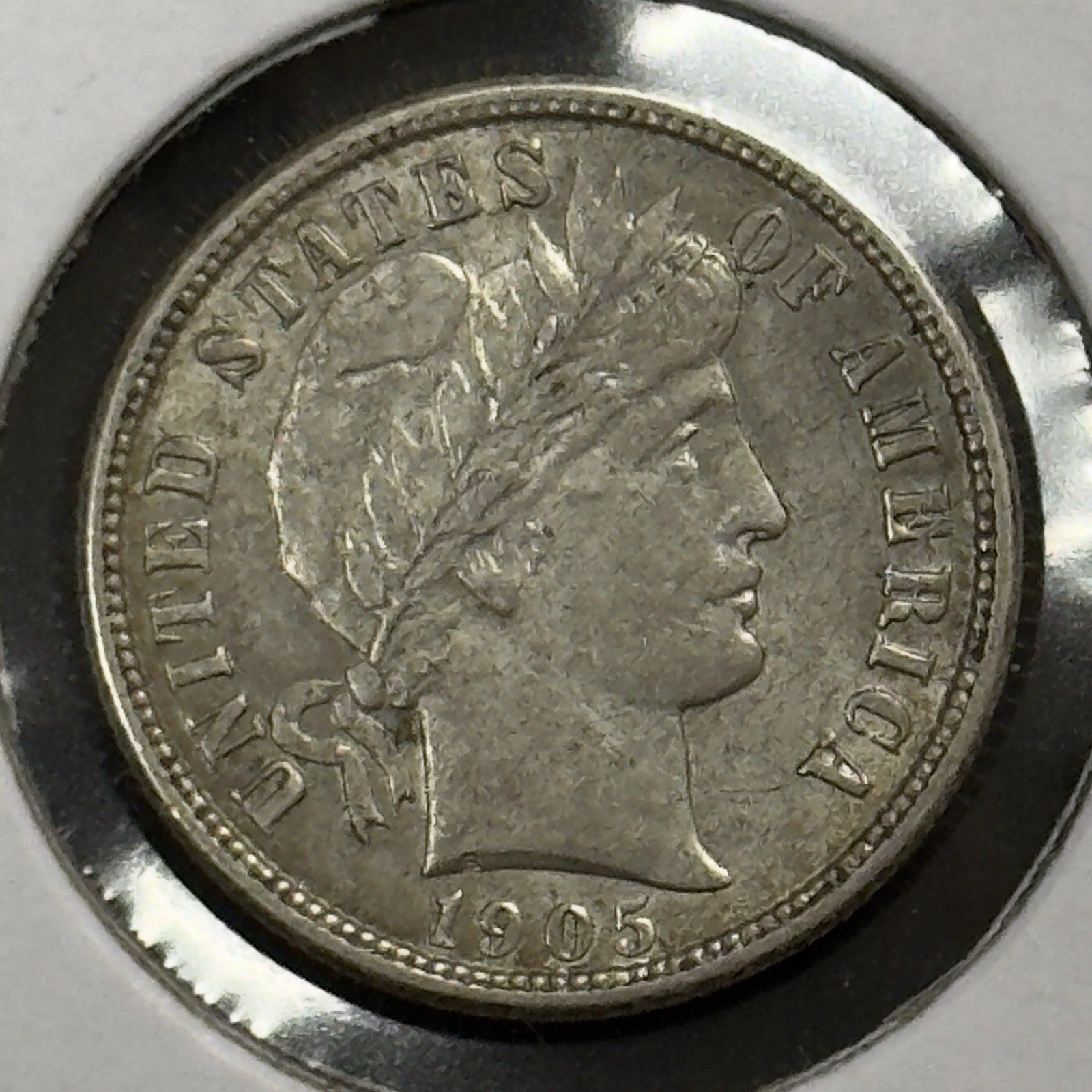 1905 Barber Dime - Almost Uncirculated ( 40493 )
