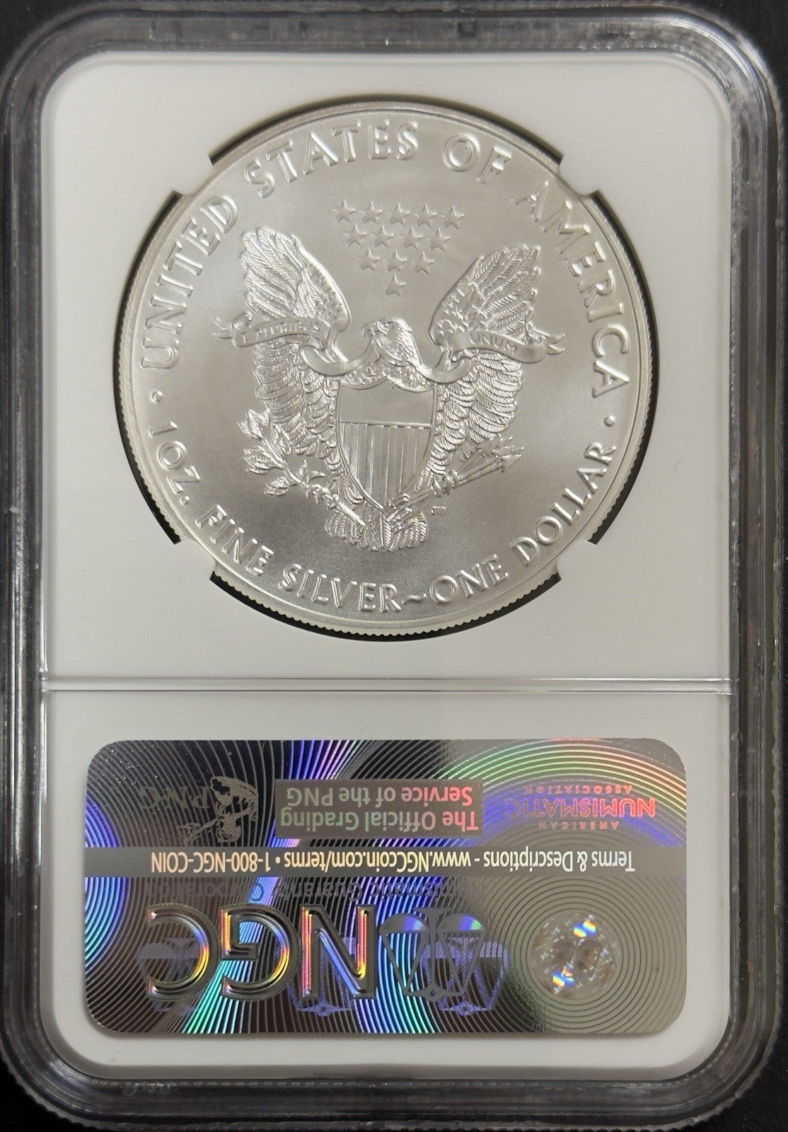 2016 Silver Eagle - NGC MS70 ( 40729 )