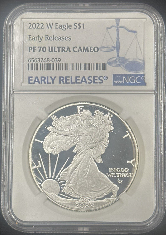 2022 W Silver Eagle NGC PF70 Ultra Cameo - JP38