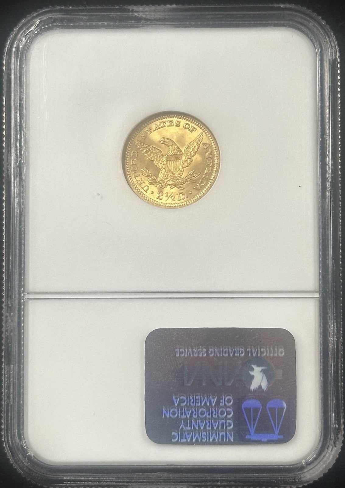 1907 $2.5 Quarter Eagle Gold Liberty NGC MS65 