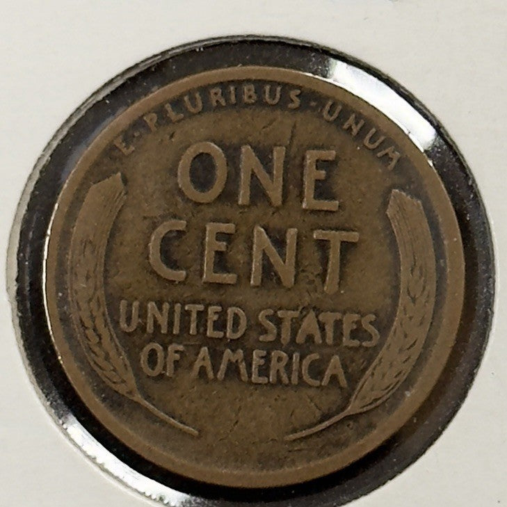 1915 S Wheat Cent - Fine ( 40653 ) 
