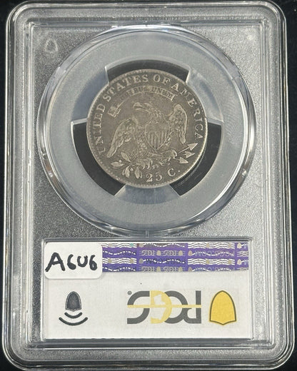 1822 Capped Bust Quarter Dollar PCGS VF20 - A6U6