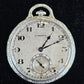 Vintage Hamilton 918 Model 2 Pocket Watch Solid 14k White Gold 19 Jewel 12s