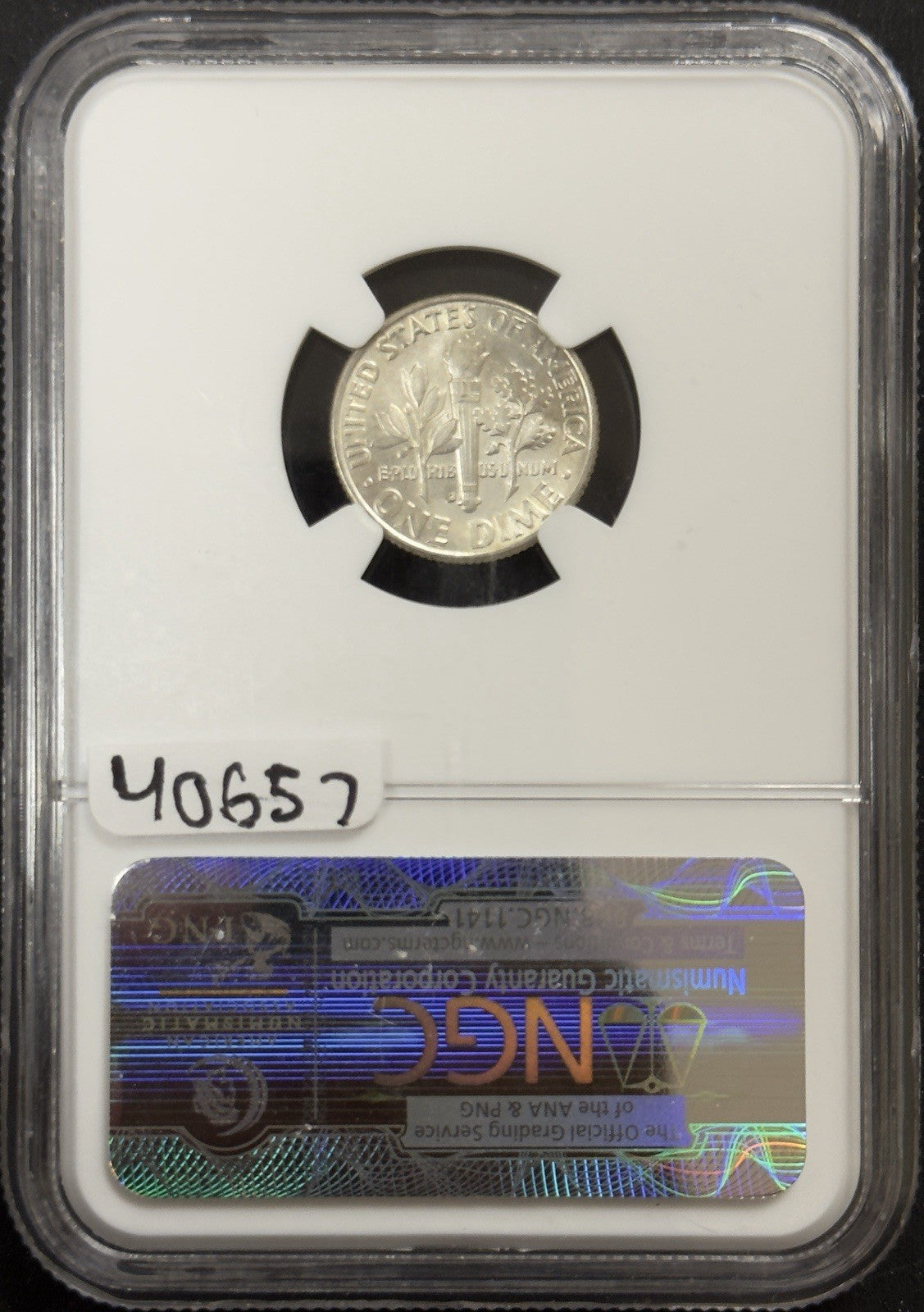 1949 D Roosevelt Dime - NGC MS66 ( 40657 )