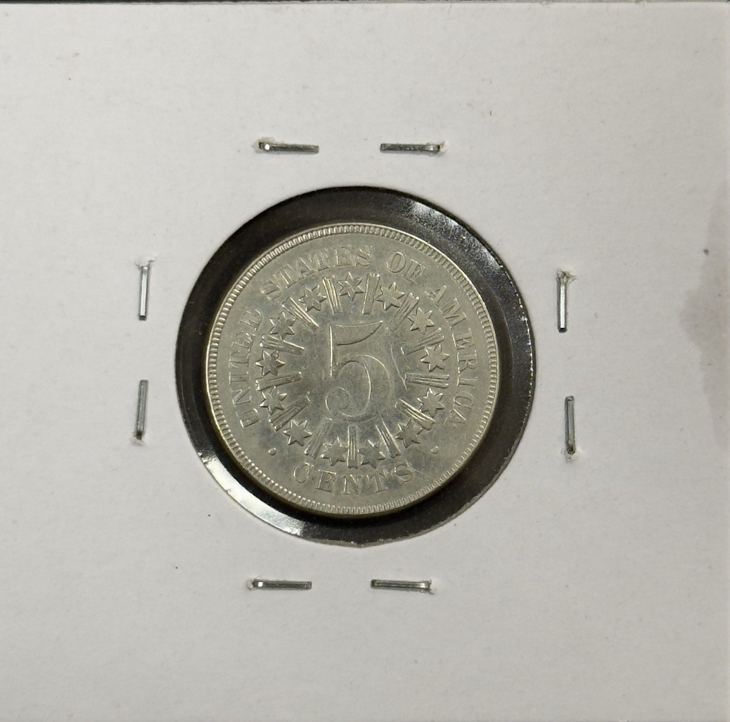 1866 Shield Nickel with Rays - Extra Fine ( 40478 )