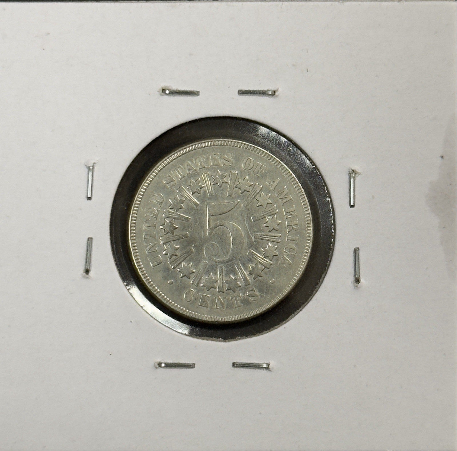 1866 Shield Nickel with Rays - Extra Fine ( 40478 )